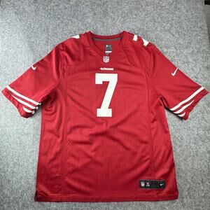 San Francisco 49ers Jersey Mens 2XL Red NFL Football Colin Kaepernick 7 Nike